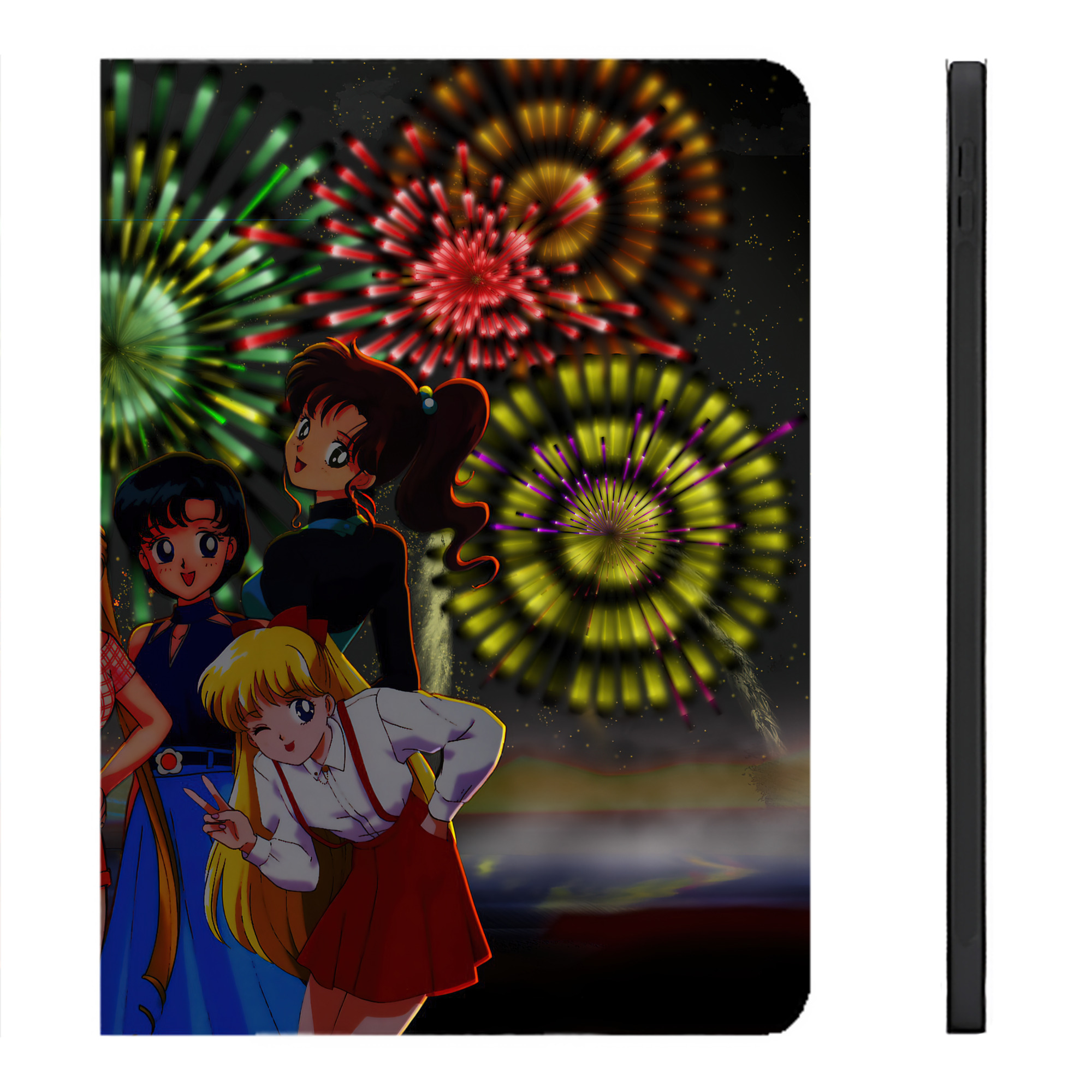（画像用） 美少女戦士セーラームーン Sailor Moon IPadケース ペンホルダー付き ブックスタイルデザイン